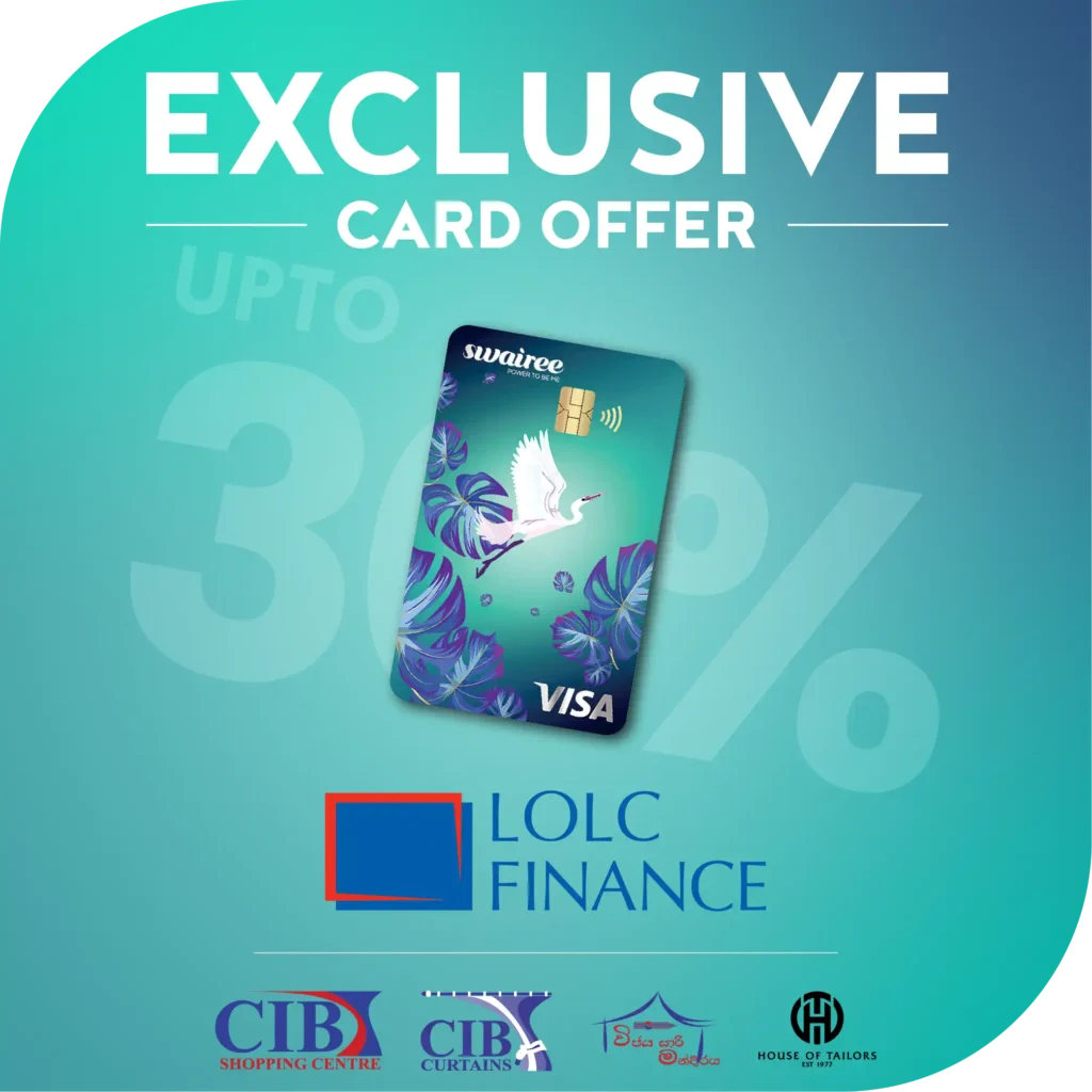 LOLC Swairee Card Offer